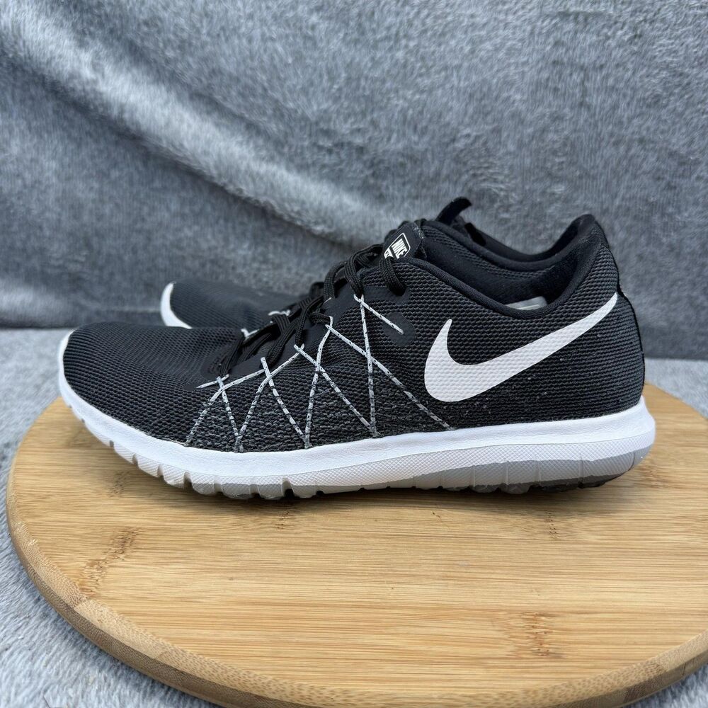 Nike Flex Fury 2 Shoes Womens Size 7.5 Black Mesh Running Sneakers 819135-001